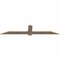 Ekena Millwork Eugene Smooth Timber Gable Bracket, Douglas Fir, 84"W x 17"H x 1 1/2"D x 5 1/2"F, 5/12 Pitch GBW084X17X0206EUG00SDF - alternate 4